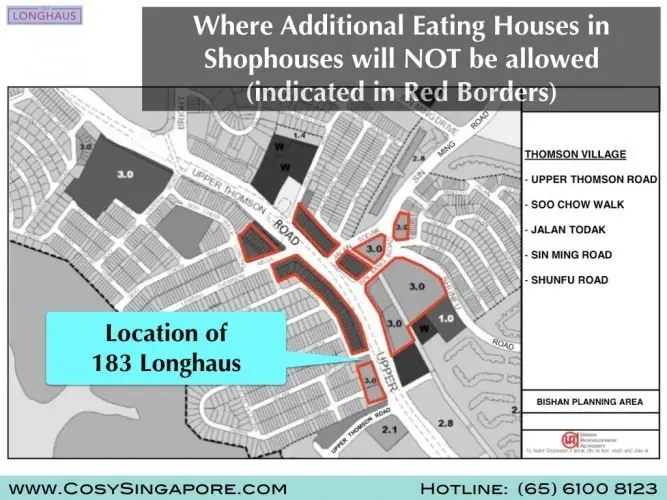 thomson additional eating houses not allowed URA