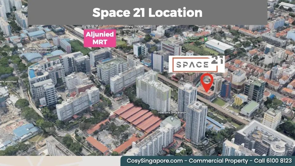 Space 21 5 mins to mrt