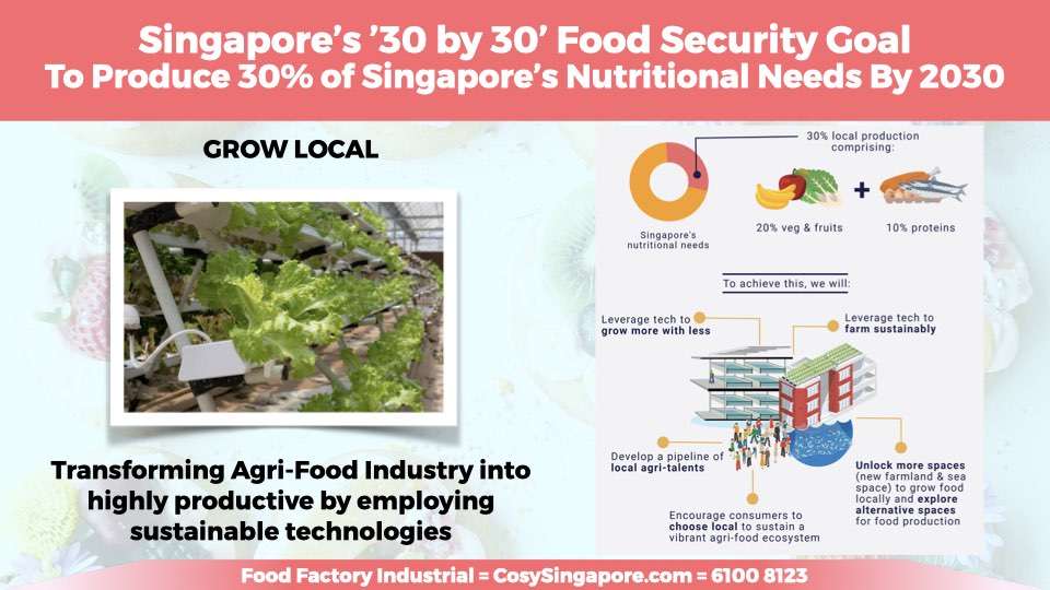 Singapore 30 by 30 food security goal